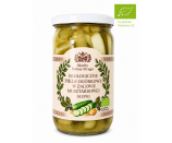 Ekologiczne pikle ogórkowe w zalewie musztardowej 660g