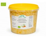 Ekologiczna kapusta kiszona z marchewką wiadro 3kg